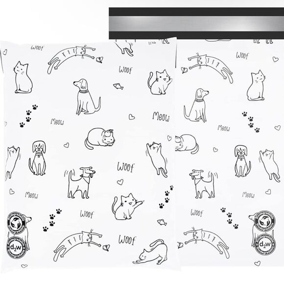 Biodegradable Poly Mailer 10x13 25 Pack, Eco-Friendly Shipping Bags for Clothing - Picture 2 of 6